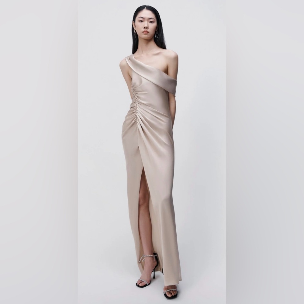 Jonathan Simkhai Sahar Cold Shoulder Gown